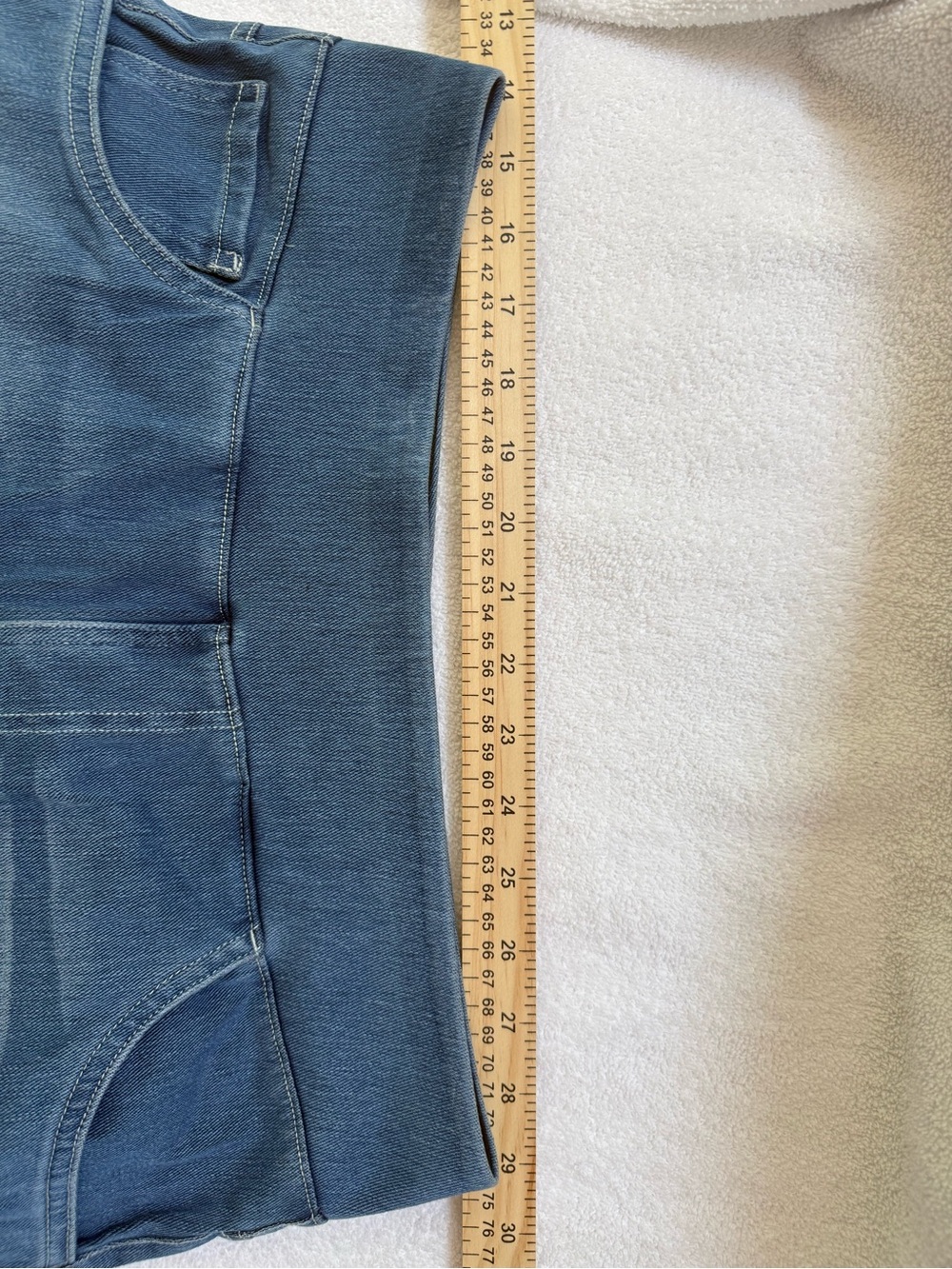 Wide-Leg Pull-On Jeans in Blue — Comfortable Everyday Style - Picture 11 of 16